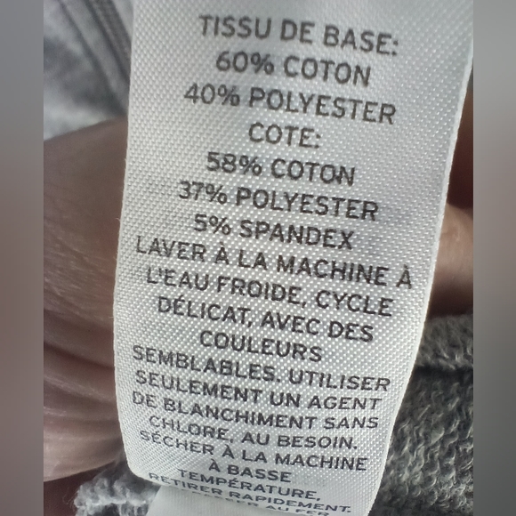 Treasure & Bond Zip-Up Hoodie In Grey Medium Heather Size Medium 8 - 10 NWT - Picture 11 of 11